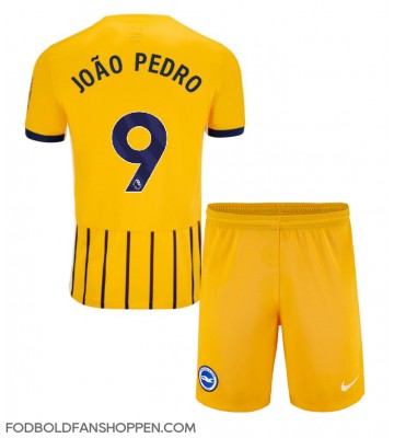 Brighton Joao Pedro #9 Udebanetrøje Børn 2024-25 Kortærmet (+ Korte bukser)